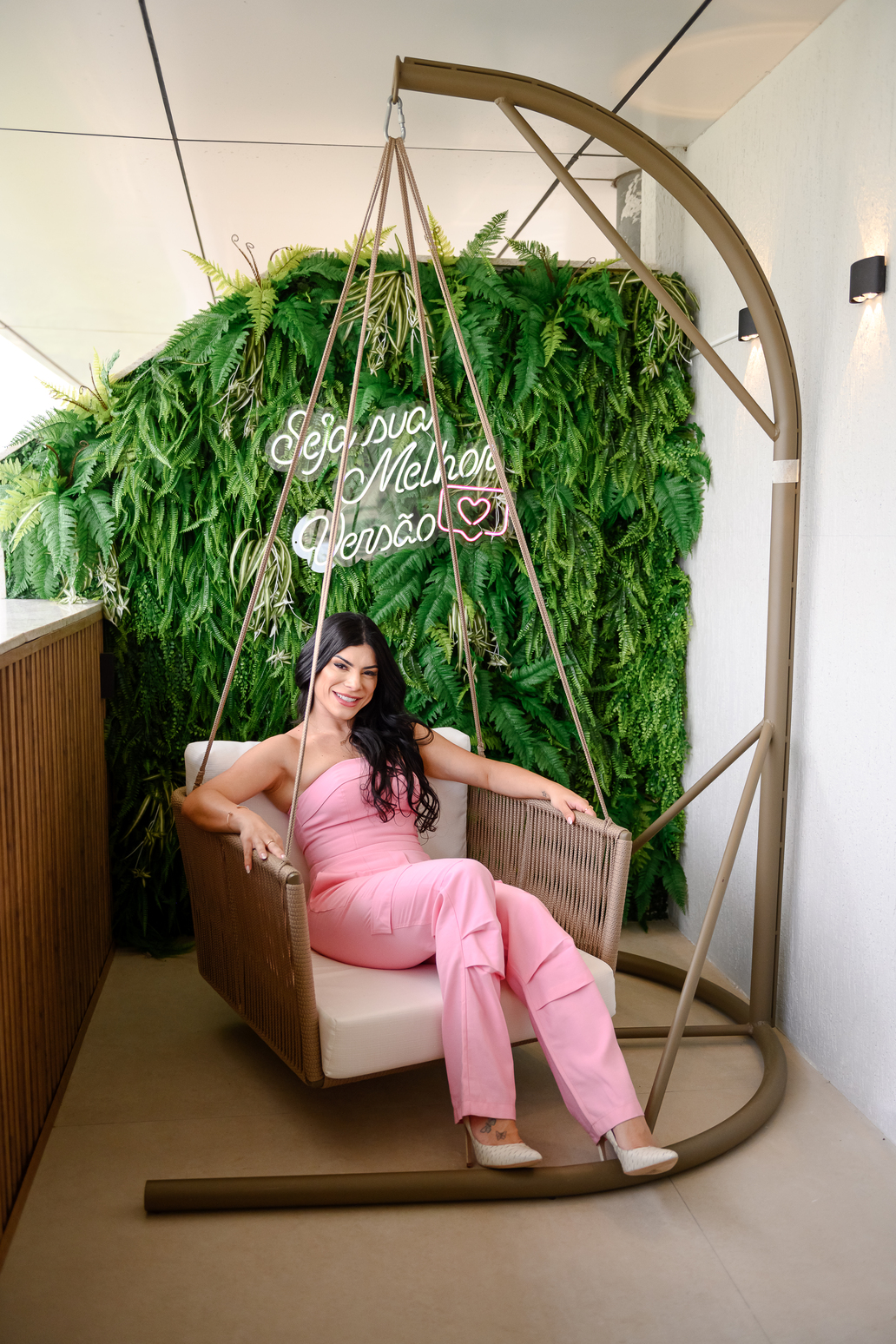 Área de relaxamento da Clínica Luiza Lopes